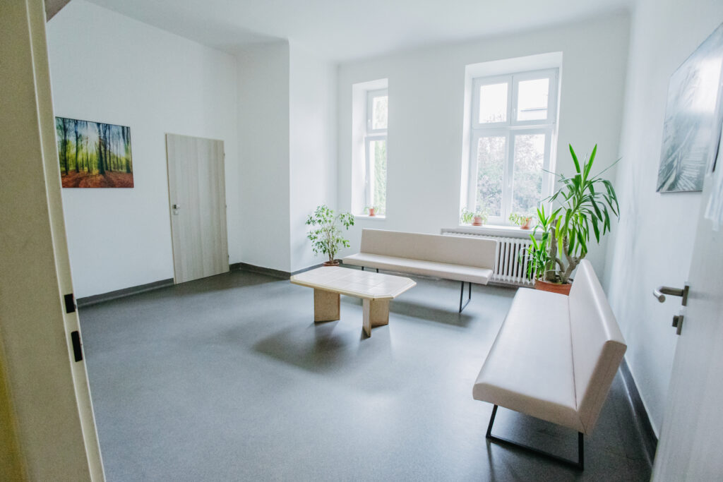 Čekárna plicní ambulance Opava