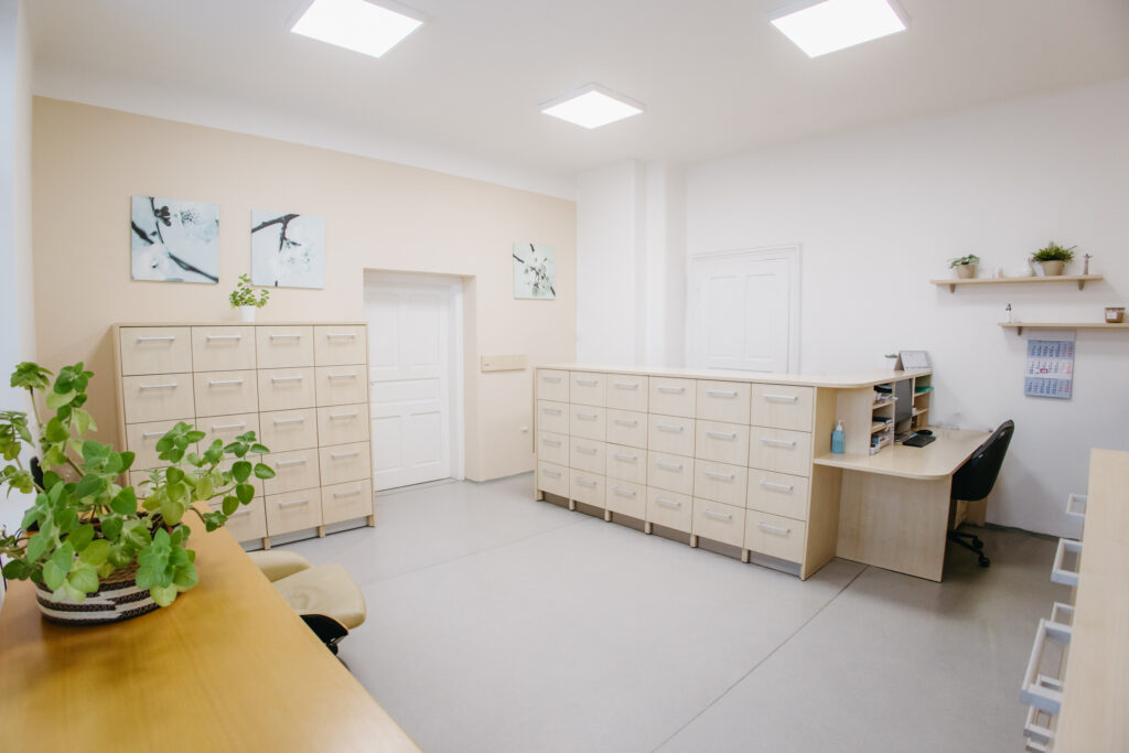 Recepce plicní ambulance Opava